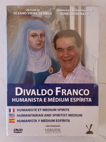 Divaldo Franco Humanista E Médium Espírita Dvd (lacrado)