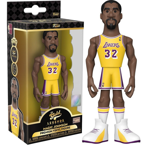 Figura De Coleccion Gold Legends Magic Johnson - Funko - Dgl