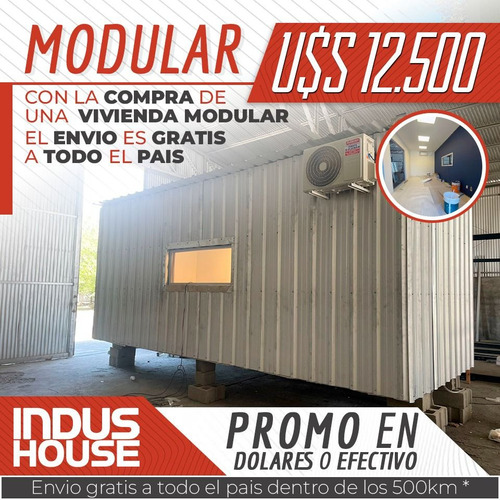 Vivienda Modular 16 M2  Llave En Mano Envio Gratis !!!!!