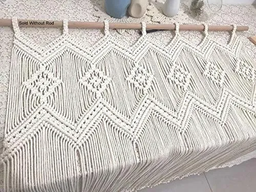 Achart Macrame Cortinas De Entrada Macramé Para Colgar En La