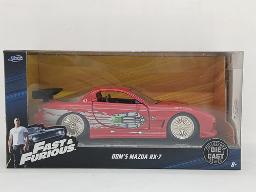Mitsubishi Eclipse Brian's Mazda Rx-7 Dom's Rapido Y Furioso Verde Y Rojo