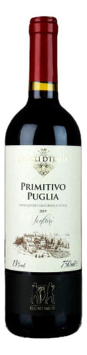 Vinho Italiano Tinto Seco Nobili D'italia Primitivo Puglia