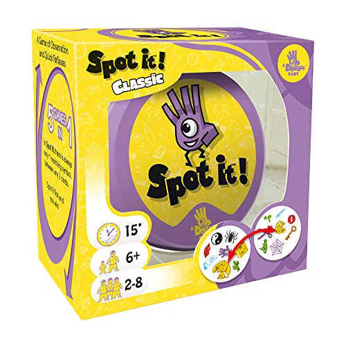 Juego De Cartas Spot It Classic | Juego Niños | Edad 6...