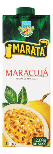 Suco de maracujá  Maratá sem glúten 1 L 