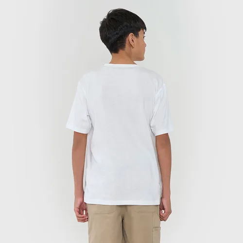 Polera Niño Teen Core Blanco Corona