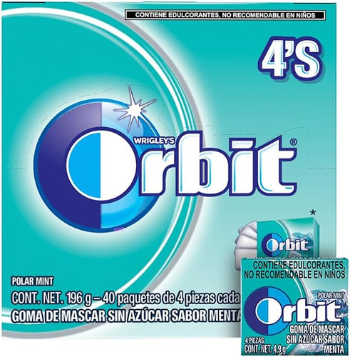 Orbit Polar Mint 40 Piezas