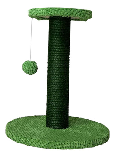 Cat Scratch Tree Sisal Altura 14 Pulgadas Juguete Green Cat