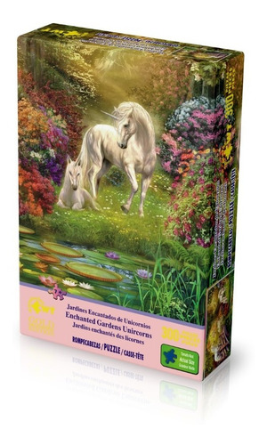 Rompecabezas 300piezas Jardines Encantados De Los Unicornios