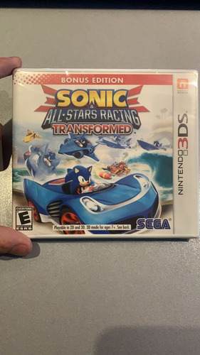 Sonic All Stars Racing Transformed Sellado 3ds