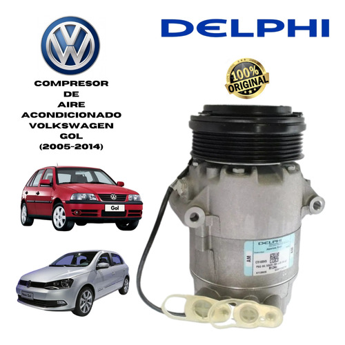 Compresor De Aire Acondicionado Volkswagen Gol (2005-2014) 