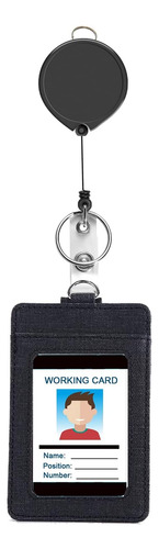 Lanyard Soporte De Tarjeta De Identificación Retractil...