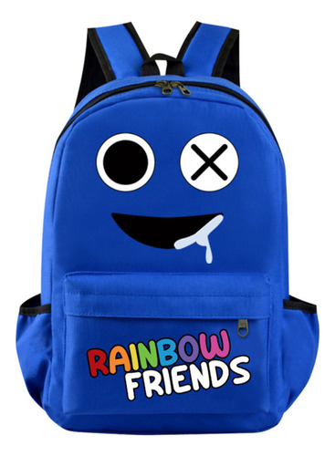 Mochila Original Rainbow Friends, Colorida, For Niños Y Niñ