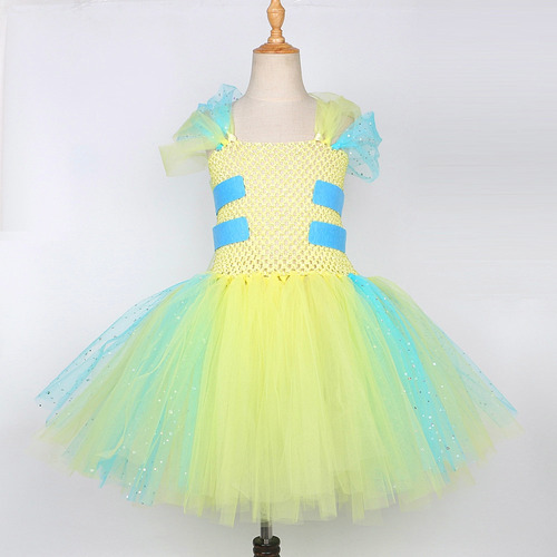 Vestido Tipo Tutú Flounder Clownfish Para Niñas Con Temática