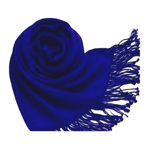 Bufanda Chal Pashmina Color Azul