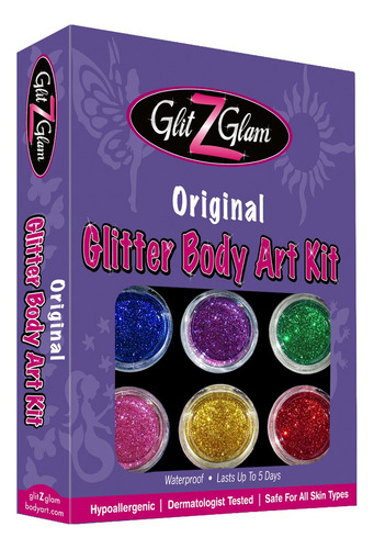 Kit De Tatuajes Con Brillantina: Tatuajes Temporale
