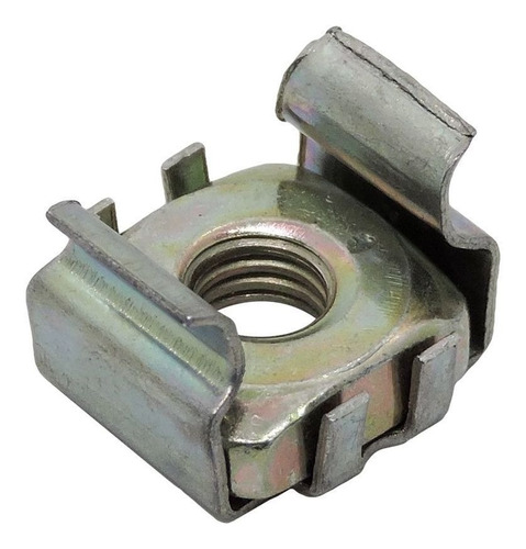 Imagem 4 de 8 de Kit C/100 Peças Porca Gaiola + Parafuso M5 P/fixação Rack