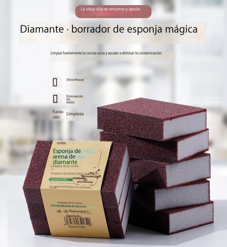 6 Peças De Esponja Genérica De Espuma De Poliuretano Dupla