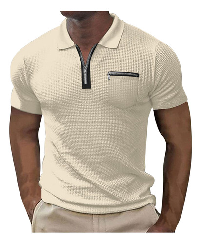 Camisa En V Para Hombre, Ropa Deportiva Corta Con Bolsillo C