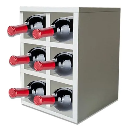 Bodega Vino Cava 6 Botellas Colgante O De Pie