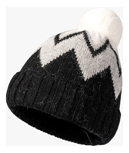 Gorro H Winter S Para Hombre Y Mujer, Bola De Pelo De Lana A