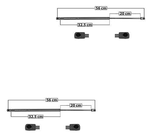 Par Amortiguadores De 5a Puerta Nissan Xterra 02-04 Spart