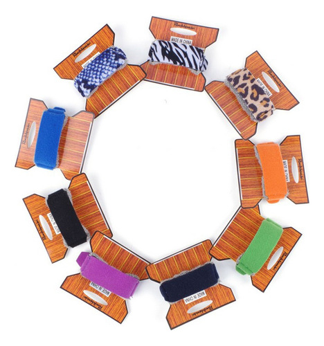 Envolturas De Bajo Mudo Fret Wraps Naranja