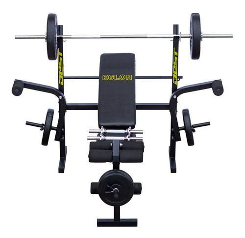 Imagen 2 de 5 de Banca De Musculacion De Brazos Y Pecho Y Piernas Best Eglon