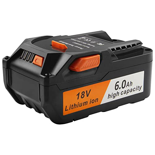 Batería De 18v 6000mah Compatible Taladro Ridgid 18v R...