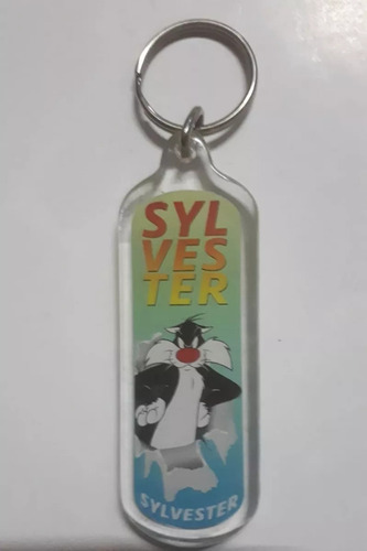 Llavero Looney Tunes Vintage Sylvester - Six Flags 90s