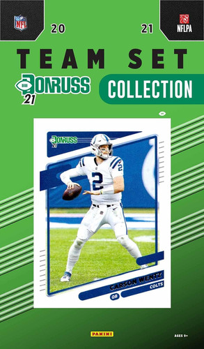 Indianapolis Colts 2021 Donruss Factory Selló El Juego De 11