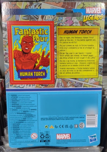 Imagen 2 de 3 de Antorcha Humana - Marvel Legends Kenner