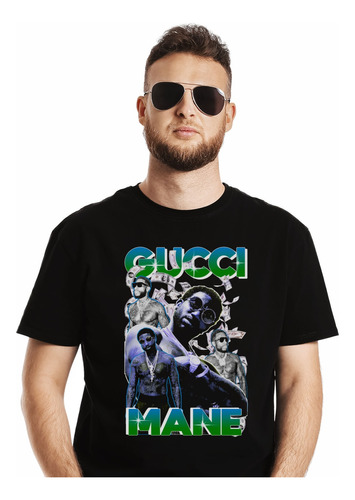 Polera Gucci Mane Faces Poster Abominatron