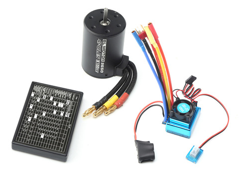 Esc Para Coche Rc 3650, Motor Sin Escobillas, 3100 Kv, 120 A