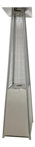 Aquecedor Ambiente Externo Quartzo A Gás Pirâmide Aço Inox
