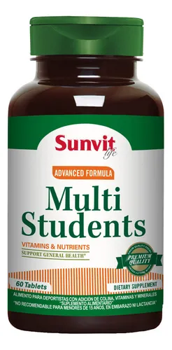 Multi Student 60 Tabs (sunvit Life) Multivitaminico