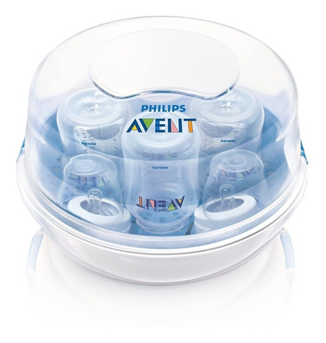 Imagen 1 de 3 de Esterilizador De Teteros Avent De Microondas En 2 Min