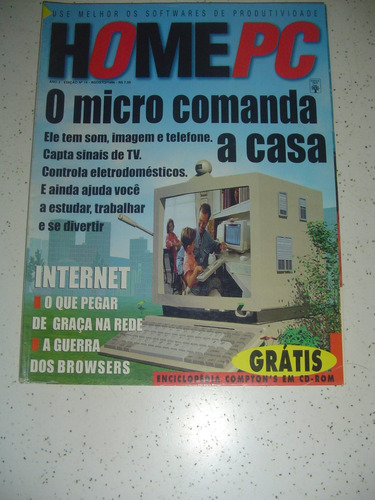 Revista Home Pc 14 No Comando Da Casa - Sem Cd Extra 1996