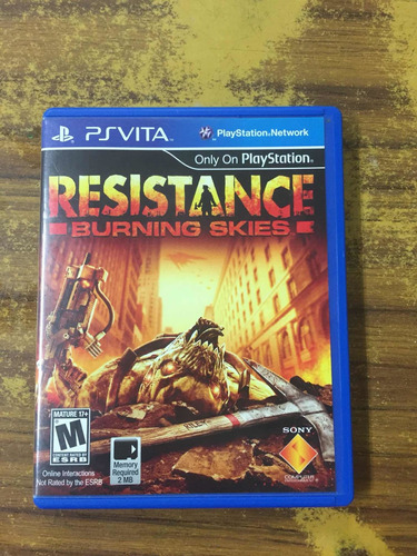 Juego Ps Vita Resistance Burning Skies Formato Físico