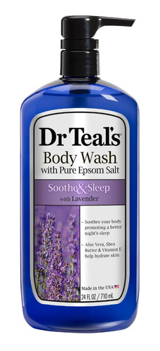 El Dr. Teal Ultra Hidratante Calmar A Dormir & Body Wash 24