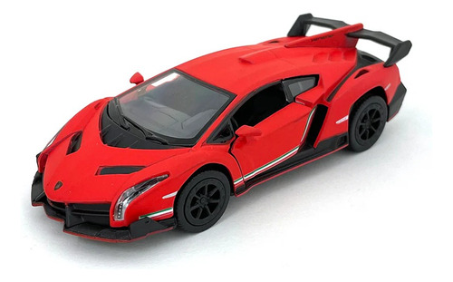 Lamborghini Veneno. Escala 1:36 Kinsmart. 12,7cms. Rojo. 