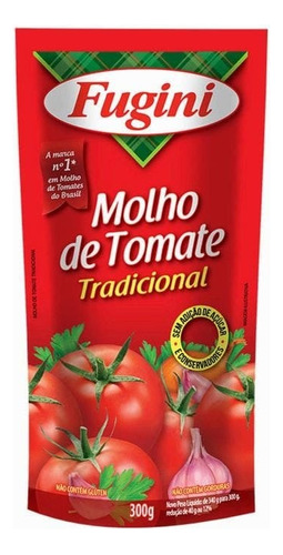 Kit 40 Molho De Tomate Fugini 300g