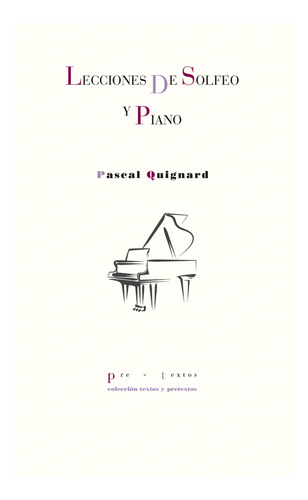 Libro Lecciones De Solfeo Y Piano