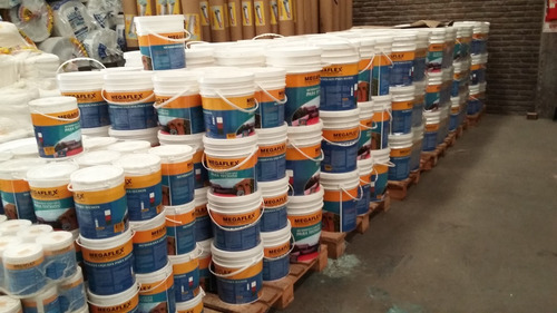 Membrana* Liquida Para Techos Megaflex X 10kg Color Verde