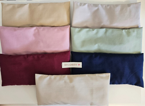 Almohada Terapéutica Semillas Lino & Lavanda Frio-calor Azul Marino