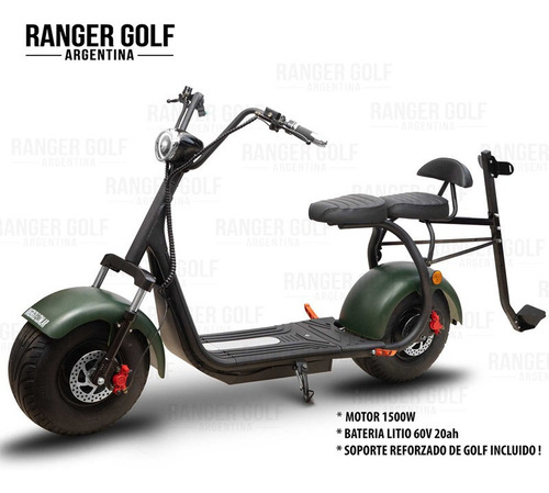Imagen 5 de 15 de Ranger Golf Moto Eléctrica Ruedas Anchas / No Sunra