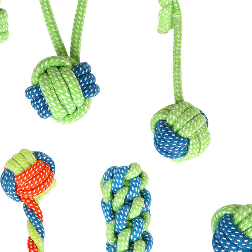 Cuerda De Juguete Para Perros, Juguetes De Cuerda Verde Rojo