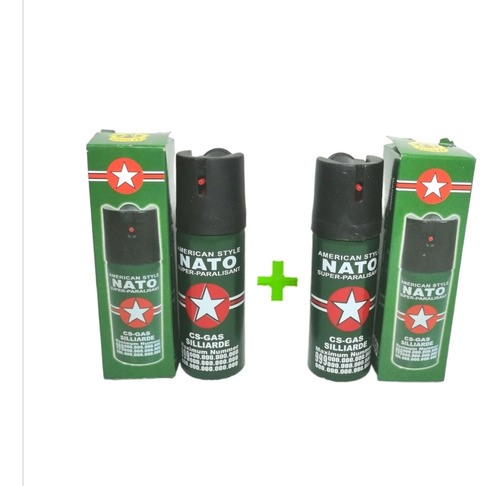 Super 2x1 Gas Pimienta Spray Defensa Personal