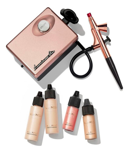 Luminess Air Rose Gold Legend - Sistema De Aergrafo Con Kit