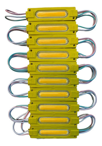 Modulo Led Cob 24v Varios Colores X 10