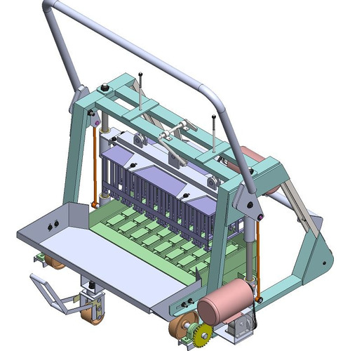 Planos Para Fabricar Maquina De Hacer Bloques Tipo Ponedora